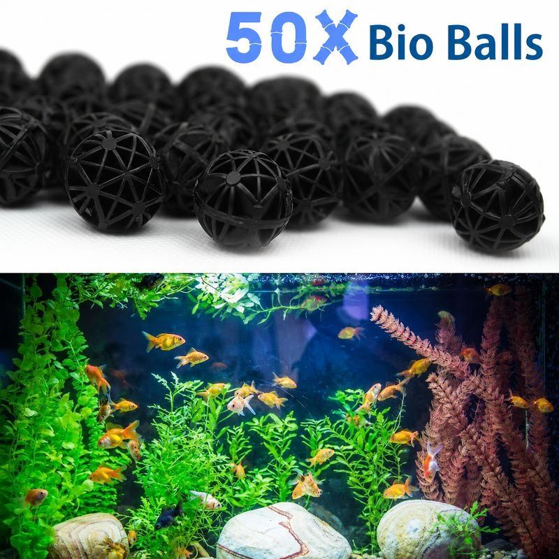 Ocean Aquarium - 50 Adet 16mm Akvaryum Biyolojik Filtre