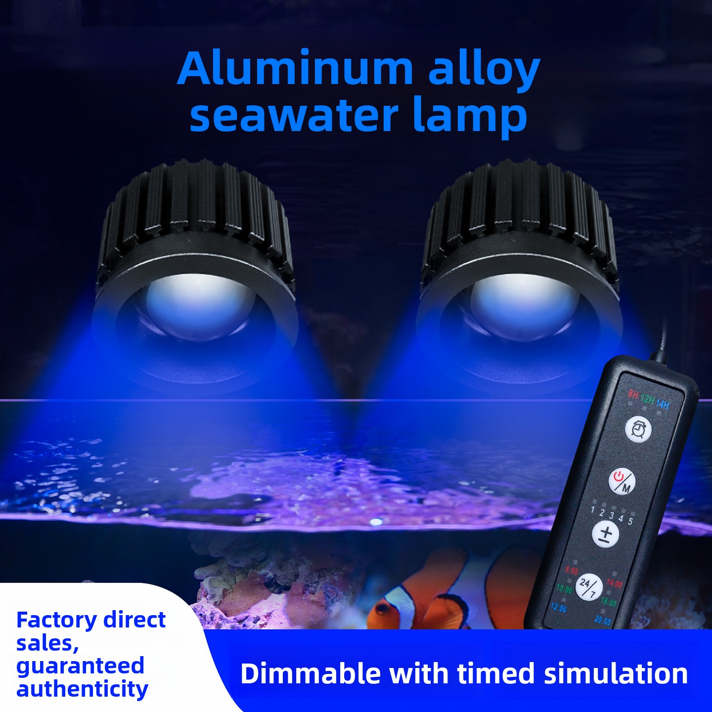 Reef Lighting - UV uyaranlı floresan protein vurgulama lensli
