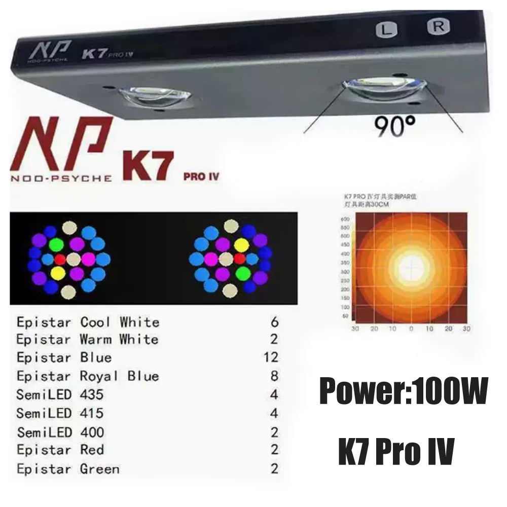 Reef Aquarium - Noopsyche NP K7Pro IV 100W Uygulama