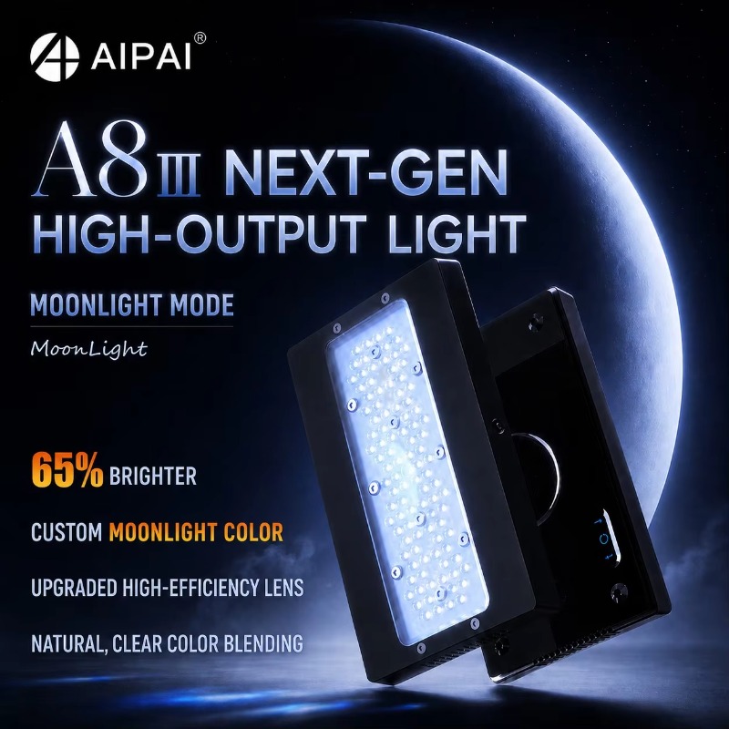 Aquarium Marine Lights - AIPAI A8 III Serisi A8SE/A8 Pro