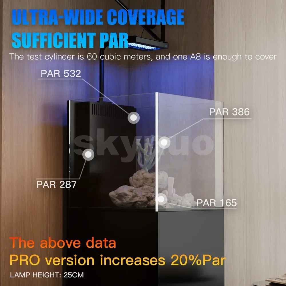 A8SE/A8PRO 2.0 Nesil 240W Akıl - Reef Lighting incelemesi ve fiyatı