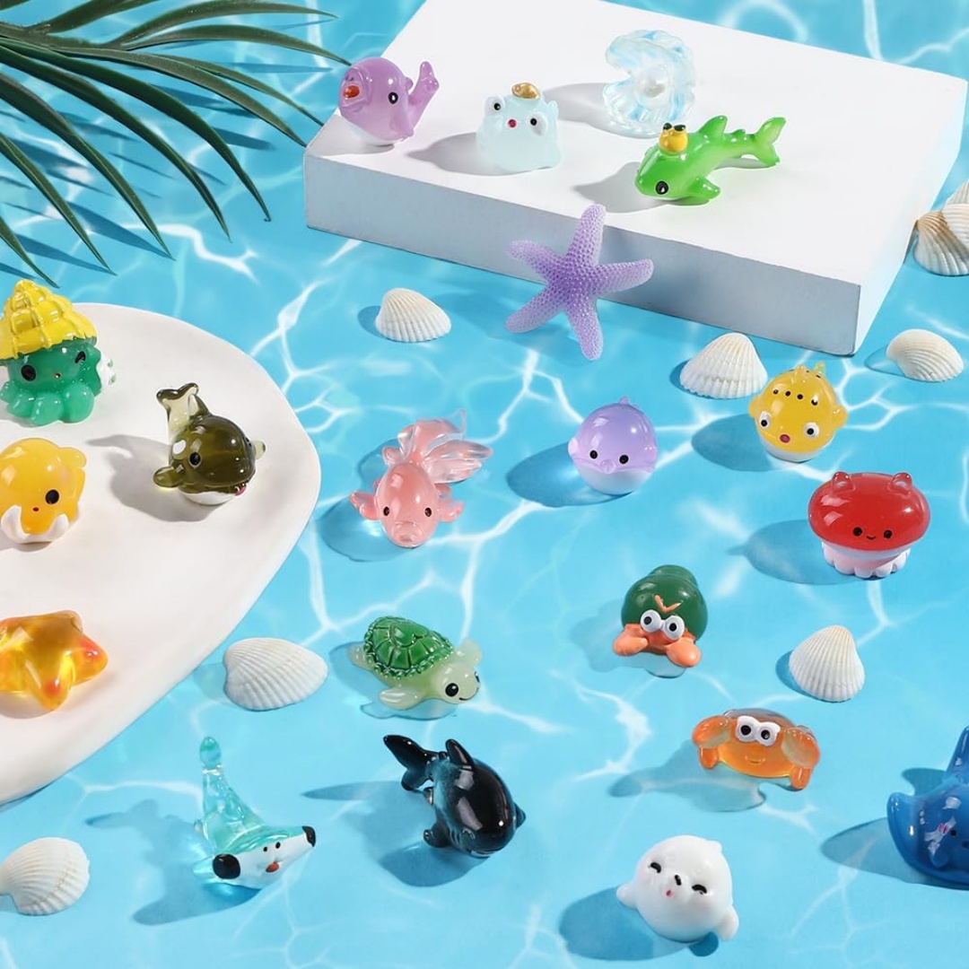 Mini Okyanus Hayvanları Reçine - Aquarium Marine World incelemesi ve fiyatı